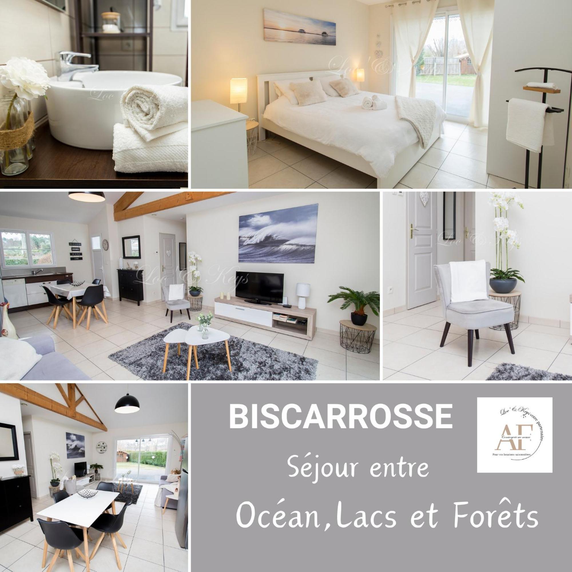 Ravissante Maison Cosy 4* Biscarrosse Proche Lac Ngoại thất bức ảnh