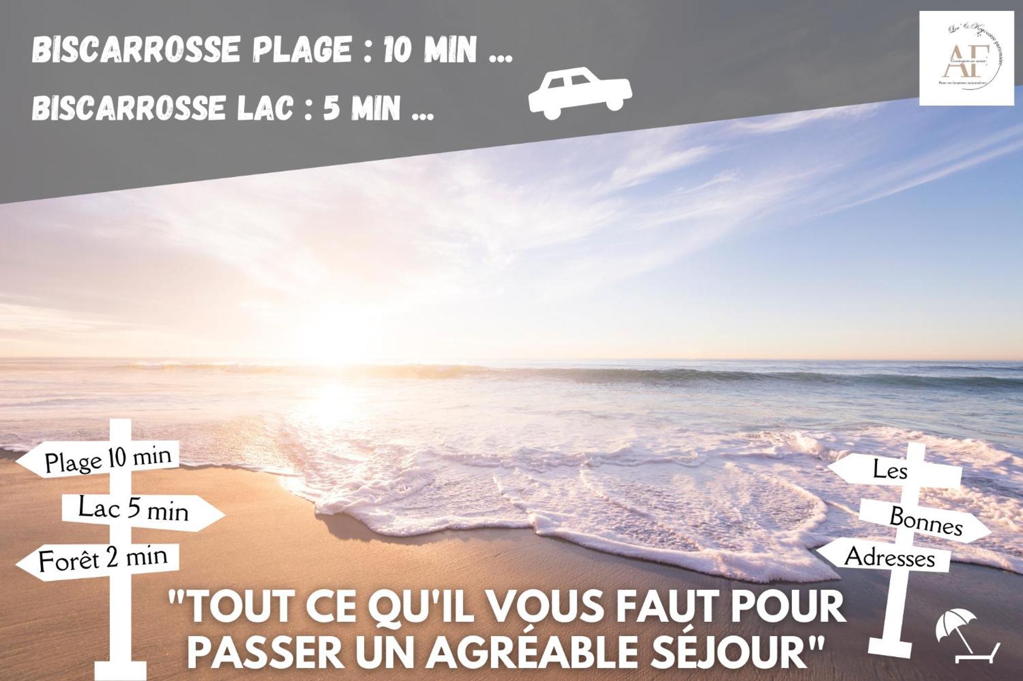 Ravissante Maison Cosy 4* Biscarrosse Proche Lac Ngoại thất bức ảnh