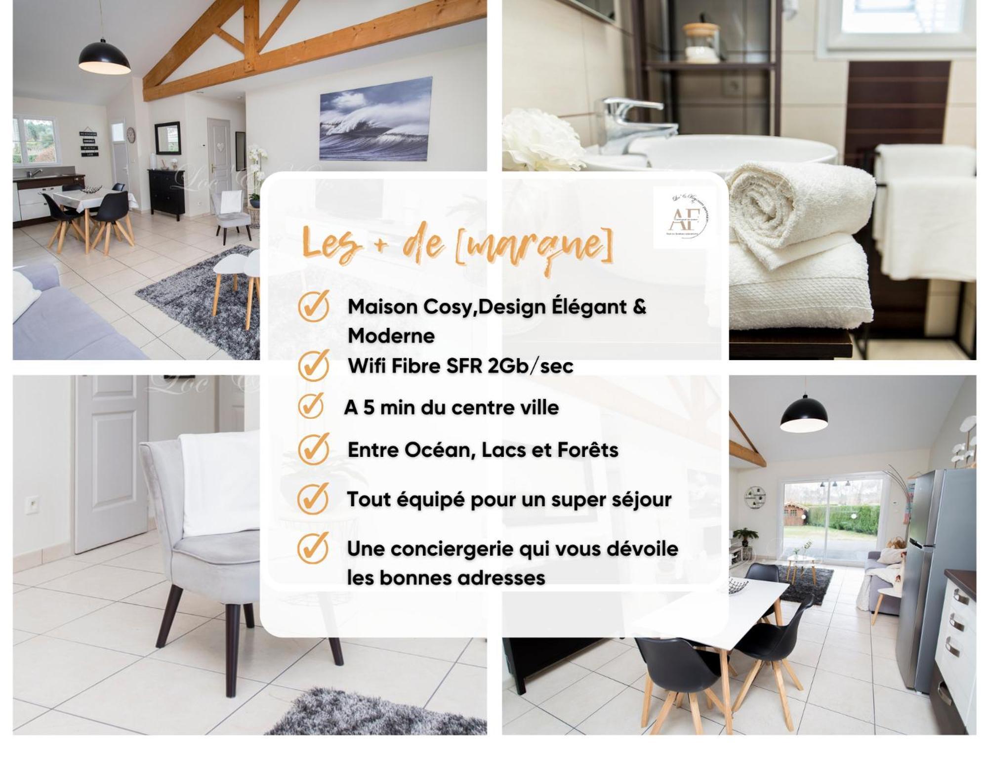 Ravissante Maison Cosy 4* Biscarrosse Proche Lac Ngoại thất bức ảnh